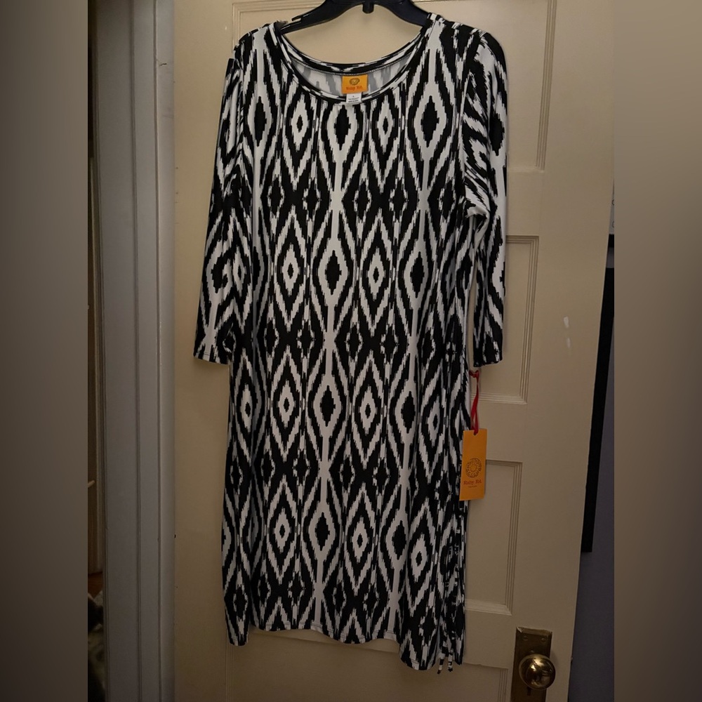 Ruby Rd Black/White Dress